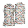 North Pole Village Map Christmas Golf Shirt, Womens Golf Shirts, Womens Golf Clothing