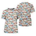 North Pole Village Map Christmas Golf Shirt, Womens Golf Shirts, Womens Golf Clothing