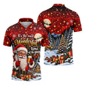 Most Wonderful Time Santa Beer Christmas Golf Shirt, Mens Golf Polo, Mens Golf Shirts