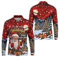 Most Wonderful Time Santa Beer Christmas Golf Shirt, Mens Golf Polo, Mens Golf Shirts
