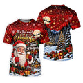 Most Wonderful Time Santa Beer Christmas Golf Shirt, Mens Golf Polo, Mens Golf Shirts