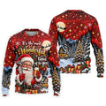 Most Wonderful Time Santa Beer Christmas Golf Shirt, Mens Golf Polo, Mens Golf Shirts