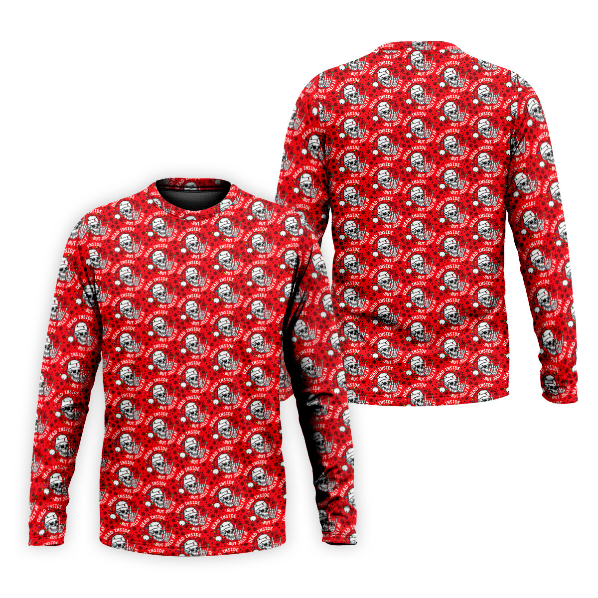 Dead Inside But Jolly AF Christmas Golf Shirt, Golf Shirts For Men, Mens Golf Polo