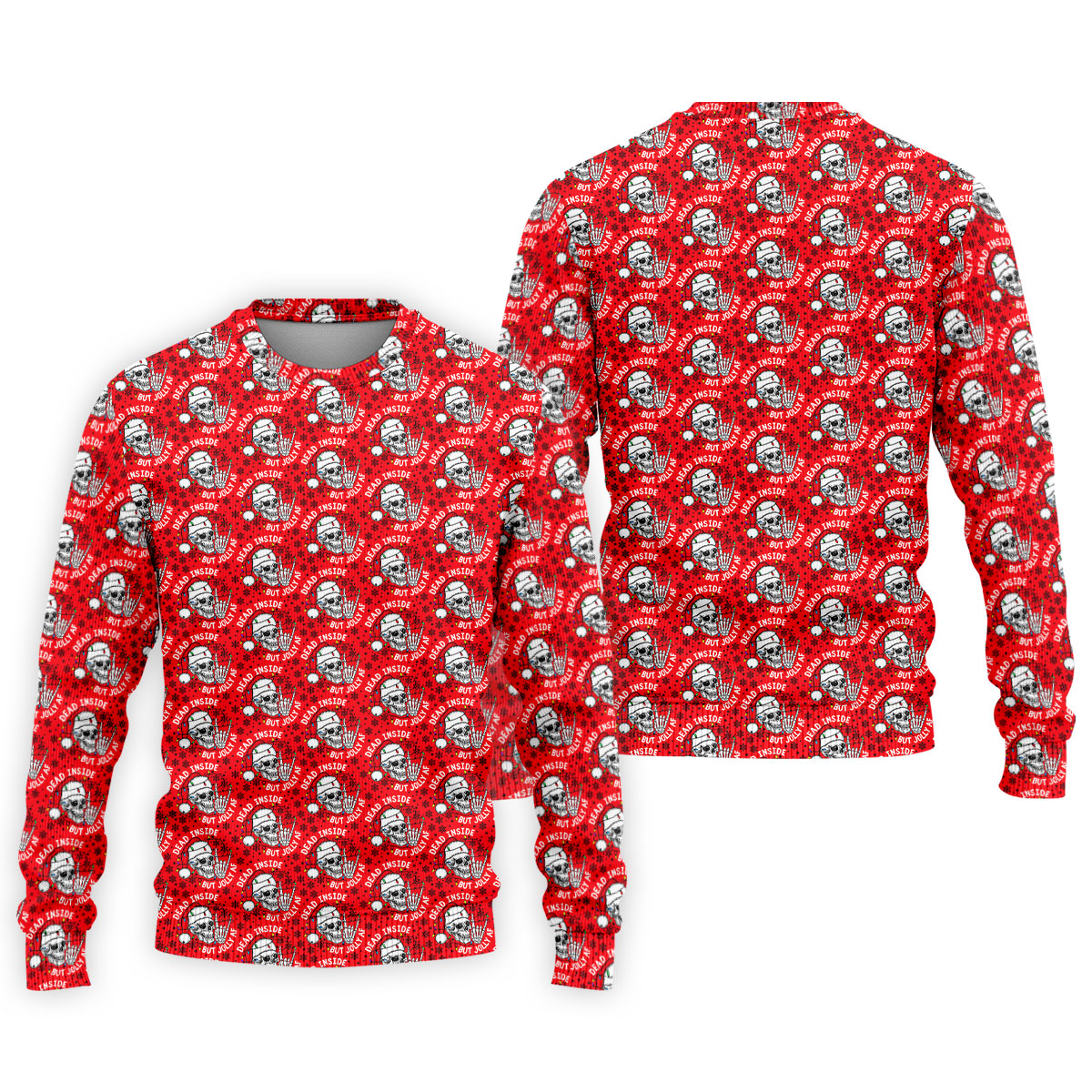 Dead Inside But Jolly AF Christmas Golf Shirt, Golf Shirts For Men, Mens Golf Polo