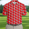 Dead Inside But Jolly AF Christmas Golf Shirt, Golf Shirts For Men, Mens Golf Polo