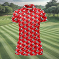 Dead Inside But Jolly AF Christmas Golf Shirt, Ladies Golf Shirts, Womens Golf Shirts