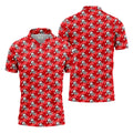Dead Inside But Jolly AF Christmas Golf Shirt, Golf Shirts For Men, Mens Golf Polo