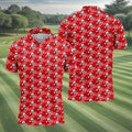 Dead Inside But Jolly AF Christmas Golf Shirt, Golf Shirts For Men, Mens Golf Polo