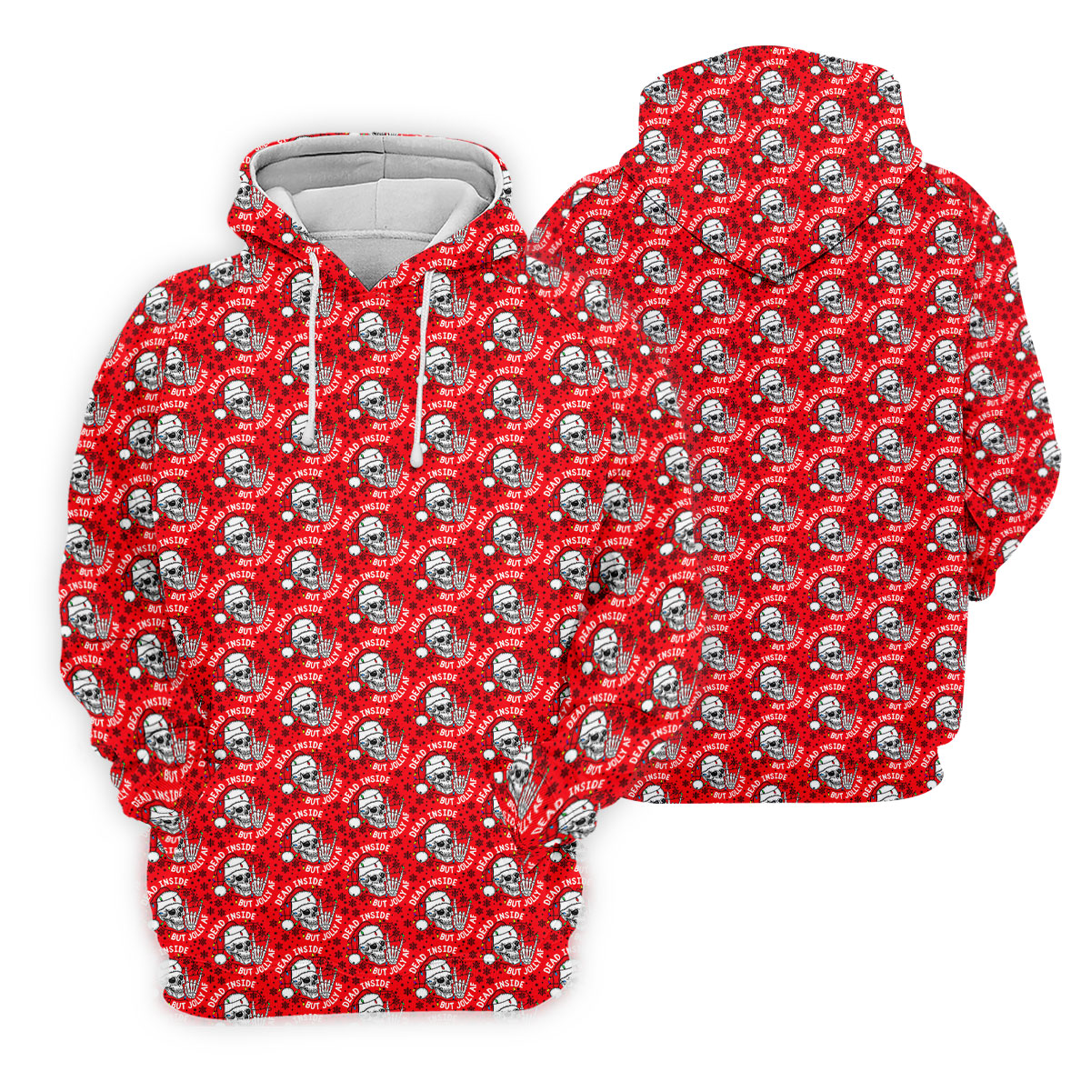 Dead Inside But Jolly AF Christmas Golf Shirt, Ladies Golf Shirts, Womens Golf Shirts