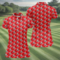 Dead Inside But Jolly AF Christmas Golf Shirt, Ladies Golf Shirts, Womens Golf Shirts