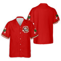 Jolly AF Skull Chest Logo Christmas Golf Shirt, Mens Golf Clothing, Golf Polo For Men