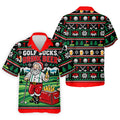 Golf Sucks Drink Beer Christmas Golf Shirt, Funny Mens Golf Shirts, Mens Golf Shirts
