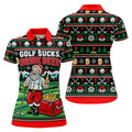 Golf Sucks Drink Beer Christmas Golf Shirt, Womens Golf Clothing, Ladies Golf Apparel