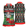 Golf Sucks Drink Beer Christmas Golf Shirt, Womens Golf Clothing, Ladies Golf Apparel