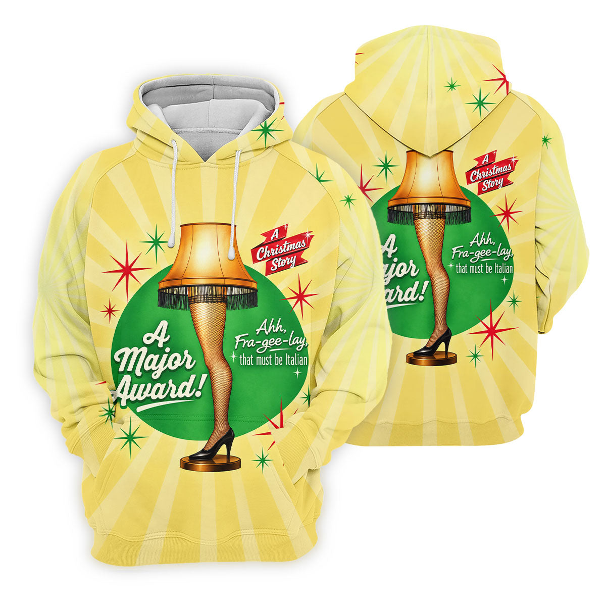 Leg Lamp Major Award Christmas Golf Shirt, Womens Golf Tops, Ladies Golf Apparel - Hoodie