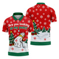 Are You Looking At My Putt Christmas Golf Shirt, Mens Golf Polo, Mens Golf Shirts - Polo Shirt