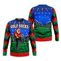 Golf Sucks Angry Santa Christmas Golf Shirt, Mens Golf Polo, Golf Shirts For Men