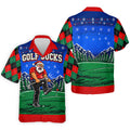 Golf Sucks Angry Santa Christmas Golf Shirt, Mens Golf Polo, Golf Shirts For Men
