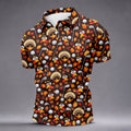 Golf Turkey Pattern Thanksgiving Golf Shirt, Mens Golf Polo, Golf Shirts For Men