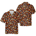 Golf Turkey Pattern Thanksgiving Golf Shirt, Mens Golf Polo, Golf Shirts For Men