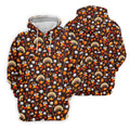 Golf Turkey Pattern Thanksgiving Golf Shirt, Womens Golf Tops, Ladies Golf Shirts