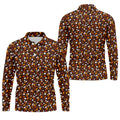 Golf Balls Turkey Fall Thanksgiving Golf Shirt, Mens Golf Shirts, Mens Golf Apparel