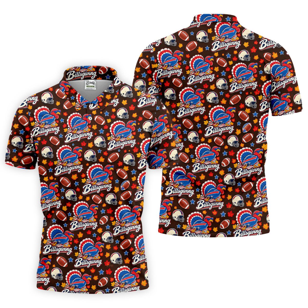 Helmet Football Fall Thanksgiving Golf Shirt, Golf Gifts For Men, Mens Golf Clothing