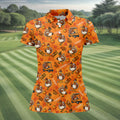 Turkey Golf Cart Thanksgiving Golf Shirt, Golf Shirts For Women, Womens Golf Clothing