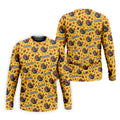 Yellow Turkey Leaves Thanksgiving Golf Shirt, Funny Mens Golf Shirts, Mens Golf Polo