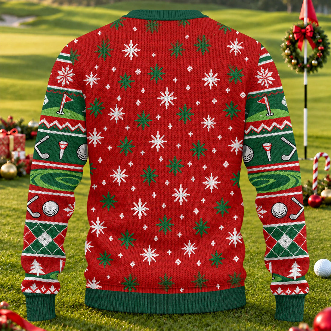 Oh Christmas Tee Ugly Christmas Sweater, Christmas Golf Gift, Funny Christmas Outfit - View 1