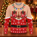 Funny Bikini Lights Ugly Christmas Sweater, Funny Christmas Outfit, Christmas Gifts - View 6