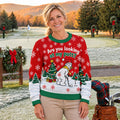 Are You Looking At My Putt Ugly Christmas Sweater, Golf Lover Gifts, Funny Xmas Gift - View 7