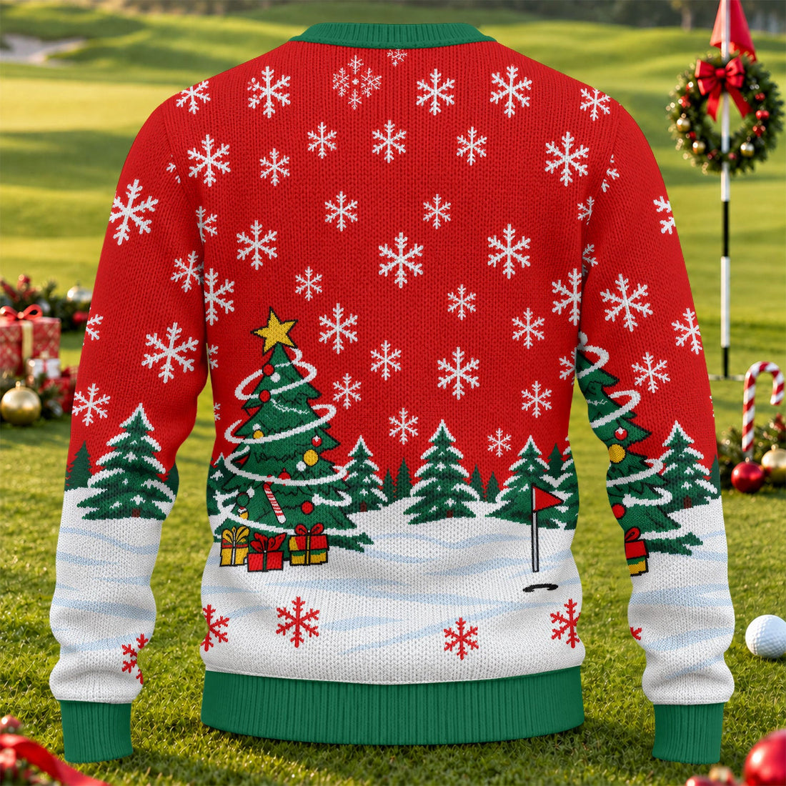 Are You Looking At My Putt Ugly Christmas Sweater, Golf Lover Gifts, Funny Xmas Gift - View 1