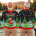 Stop Looking At My Putt Ugly Christmas Sweater, Christmas Golf Gift, Christmas Gifts - View 4