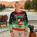 Stop Looking At My Putt Ugly Christmas Sweater, Christmas Golf Gift, Christmas Gifts - View 7
