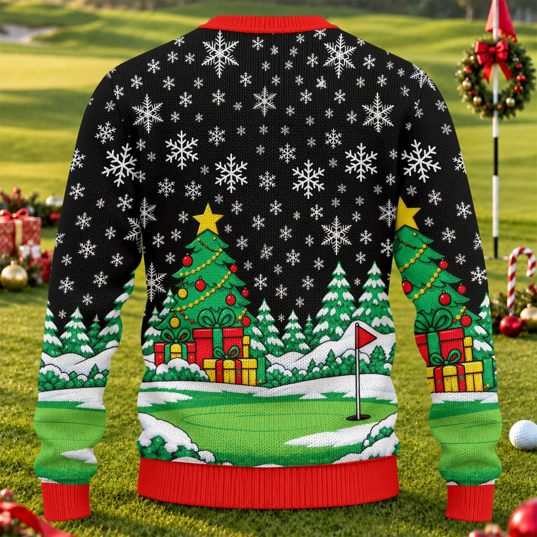 Stop Looking At My Putt Ugly Christmas Sweater, Christmas Golf Gift, Christmas Gifts - View 1