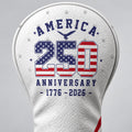 America 250 Anniversary 1776-2026 Flag Golf Head Cover, Golf Gift, Gift For Golfers