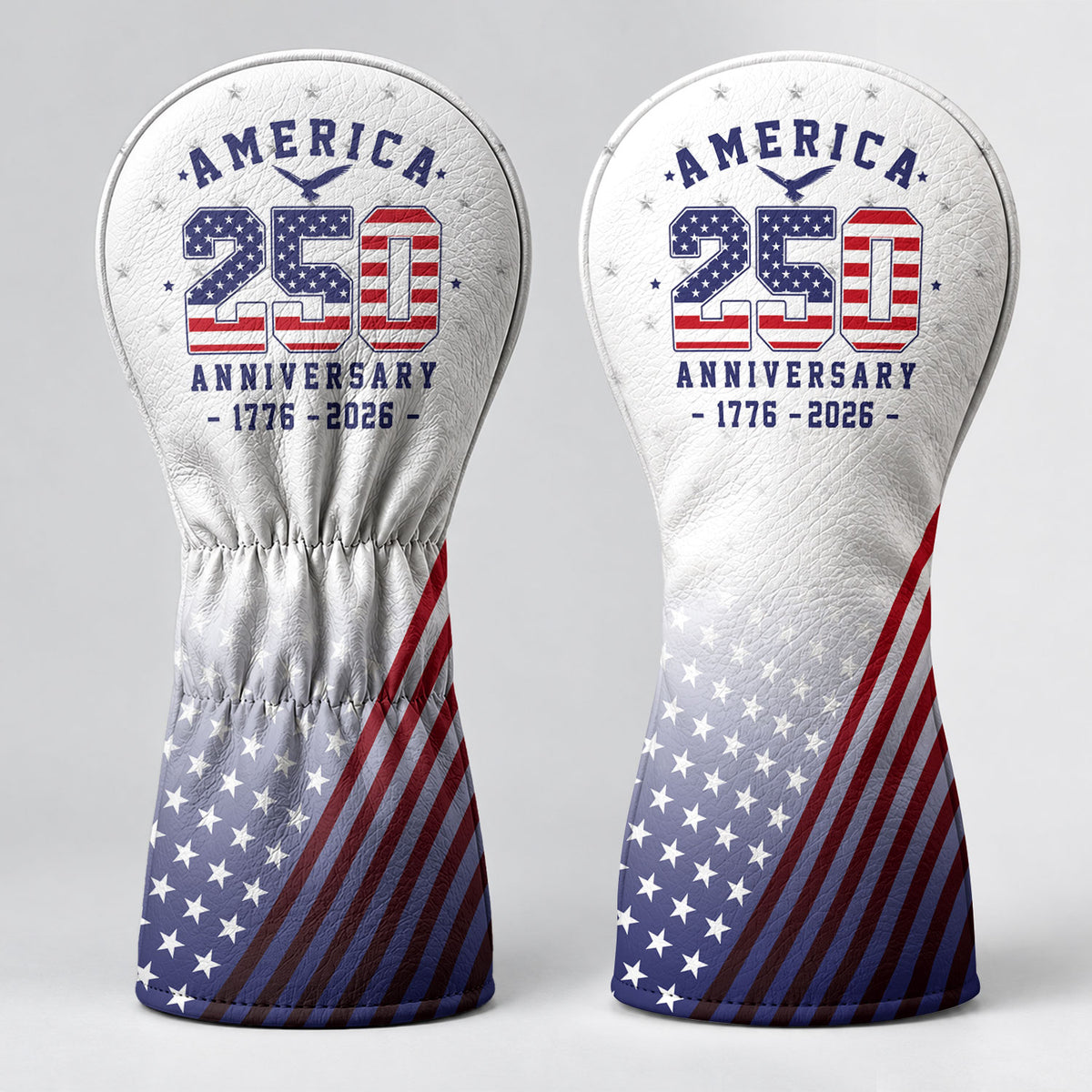 America 250 Anniversary 1776-2026 Flag Golf Head Cover, Golf Gift, Gift For Golfers