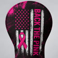 Back The Pink American Flag Breast Cancer Headcover, Cancer Awareness Gift, Golf Gift