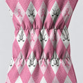 Pink Argyle Breast Cancer Ribbon Golf Headcover, Cancer Awareness Gift, Gift For Her