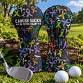 Cancer Sucks In Every Color Bold Ribbons Golf Headcover, Driver Headcover, Golf Gift