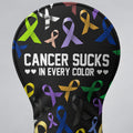 Cancer Sucks In Every Color Bold Ribbons Golf Headcover, Driver Headcover, Golf Gift