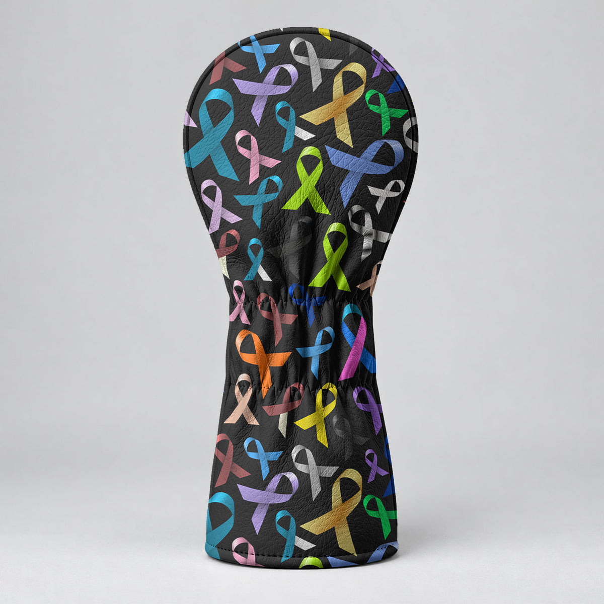 Cancer Sucks In Every Color Bold Ribbons Golf Headcover, Driver Headcover, Golf Gift