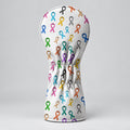 Cancer Sucks In Every Color White Golf Head Cover, Cancer Awareness Gift, Golfer Gift