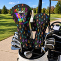 Cancer Sucks In Every Color Butterfly Golf Head Cover, Golf Lover Gift, Driver Cover