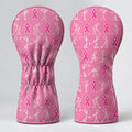 Stick Figure Golfer Breast Cancer Pink Golf Head Cover, Golf Gift Ideas, Gift For Him