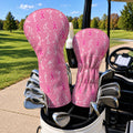 Stick Figure Golfer Breast Cancer Pink Golf Head Cover, Golf Gift Ideas, Gift For Him