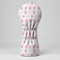 Pink Ribbon Breast Cancer Awareness Golf Head Cover, Ladies Golf Gift, Gift For Her