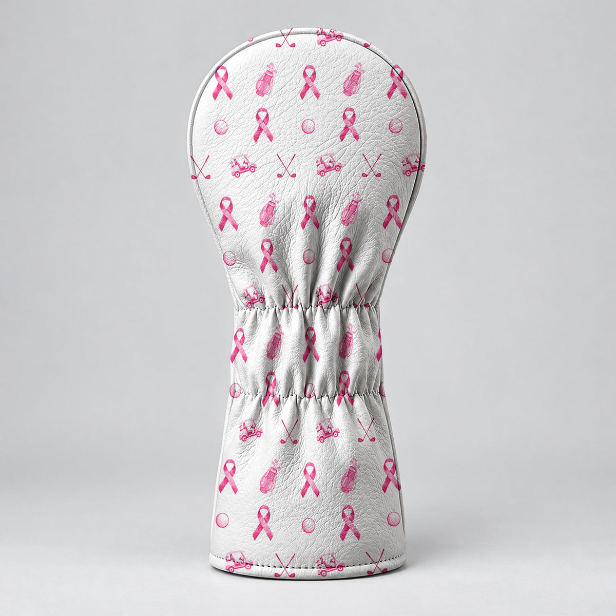 Pink Ribbon Breast Cancer Awareness Golf Head Cover, Ladies Golf Gift, Gift For Her