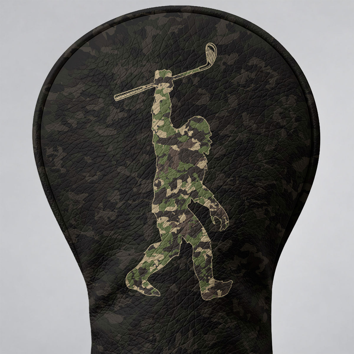 Not All Who Wander Are Lost Camo Bigfoot Headcover, Golf Gift For Men, Fun Golf Gift